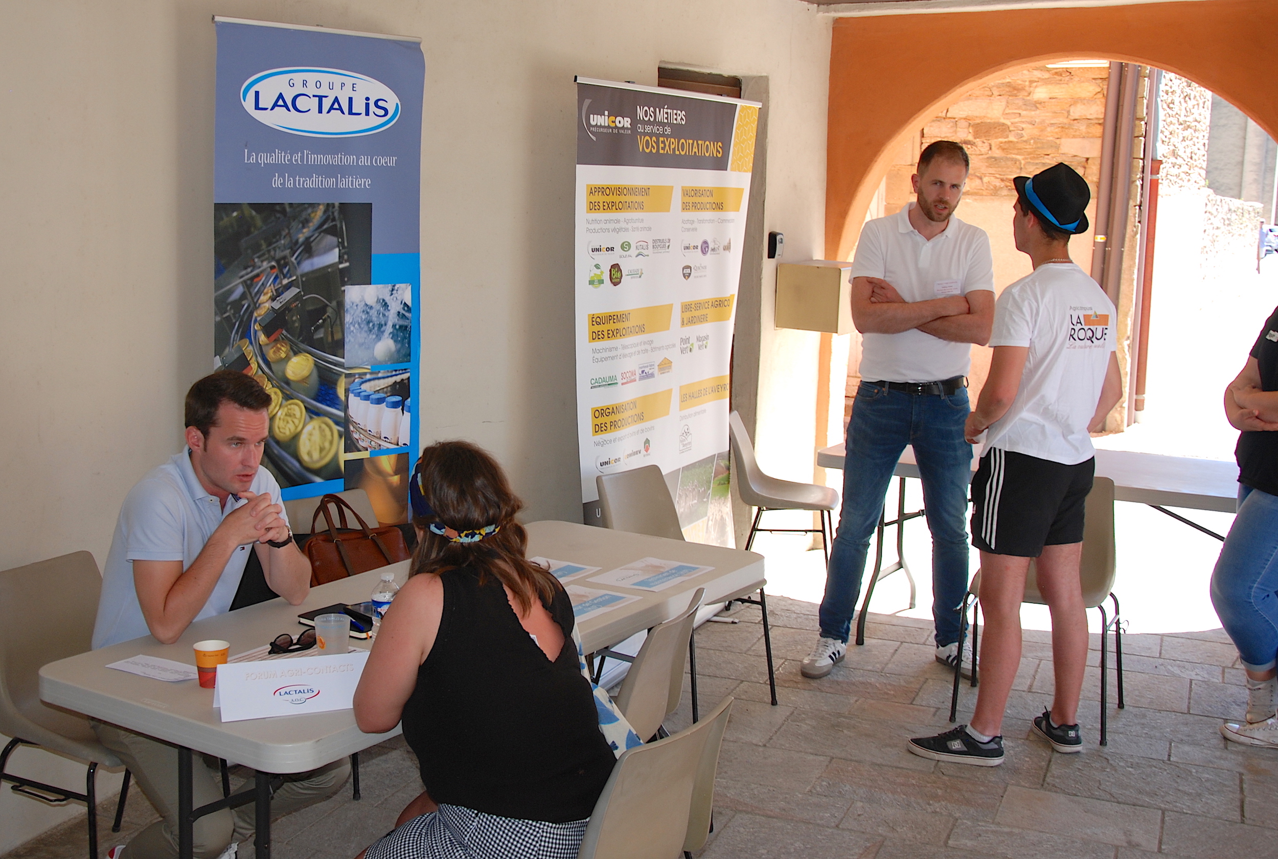 Lactalis et Unicor présents au forum professionnel «Agri-contacts».