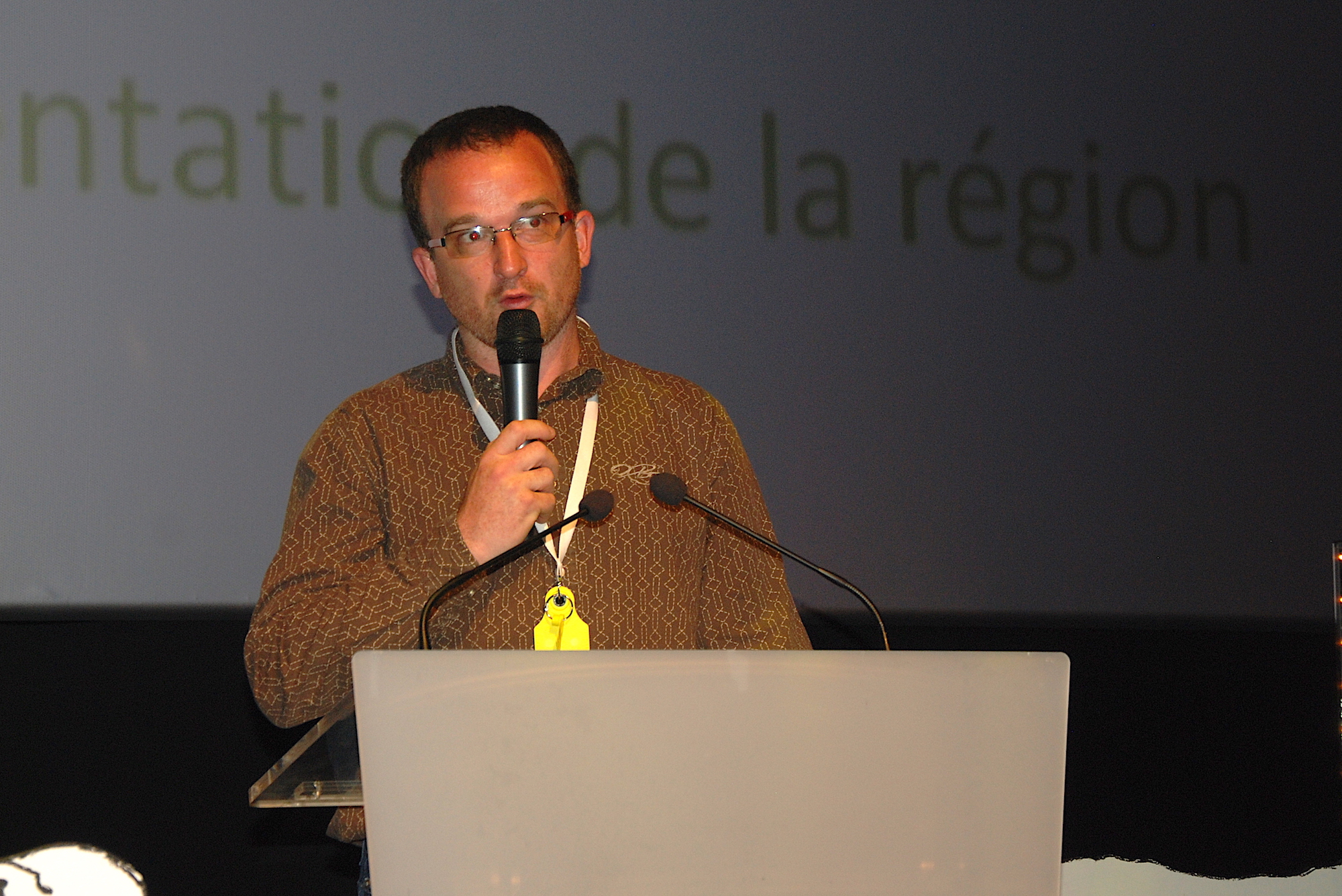 Laurent St-Affre, président de la FDSEA Aveyron.